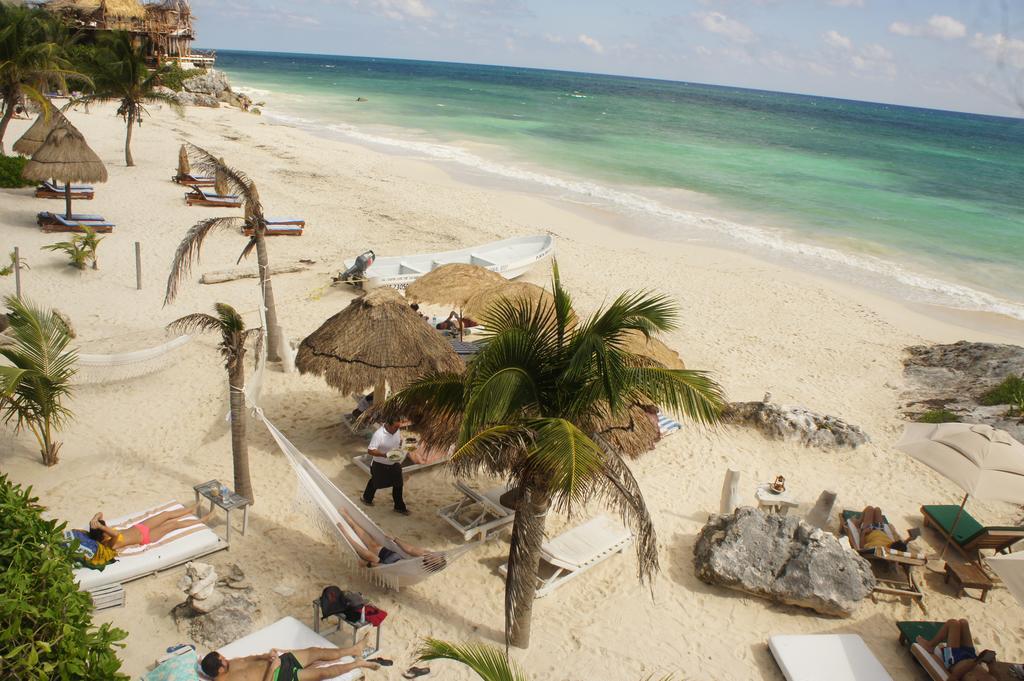 Punta Piedra Beach Posada Hotel Tulum Exterior photo