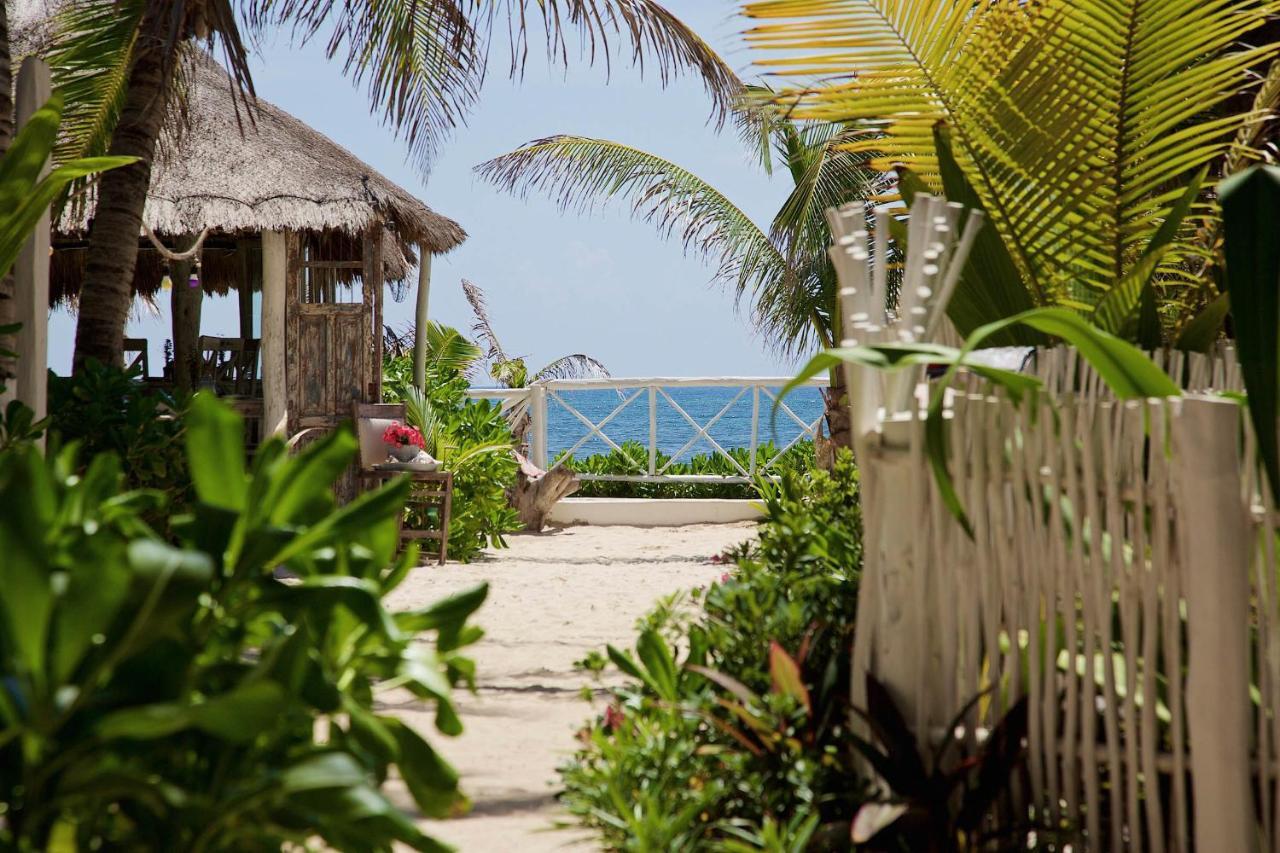 Punta Piedra Beach Posada Hotel Tulum Exterior photo